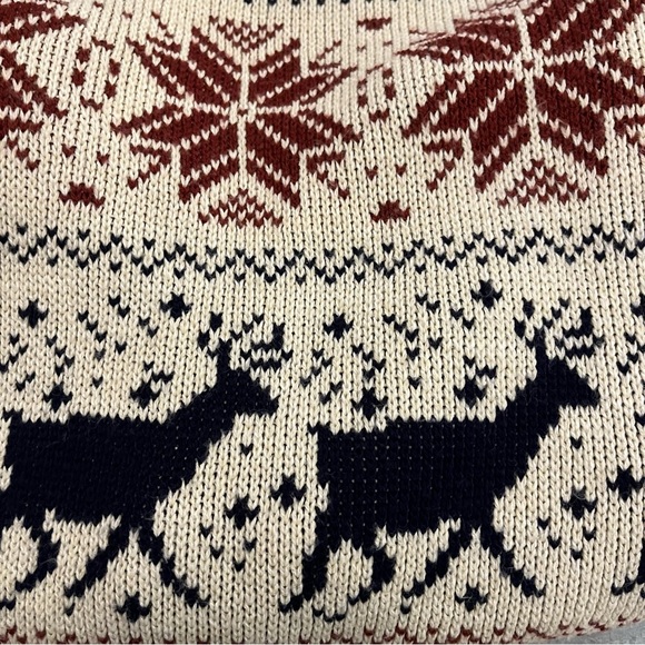TOPMAN Mans Christmas Snowflake Jumper Sweater , Size L , Made in UK ! Unisex ๐ - Picture 8 of 8